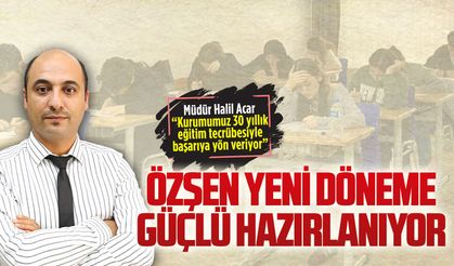 Özşen yeni döneme güçlü hazırlanıyor