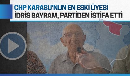 CHP Karasu’da 69 yıllık parti üyesi istifa etti