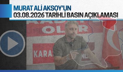 Murat Ali Aksoy: İnsan dediğimiz, omurgalı olmalı!