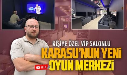 Karasu’nun yeni VİP oyun merkezi açıldı