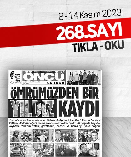 Öncü Karasu Gazetesi 268.sayı