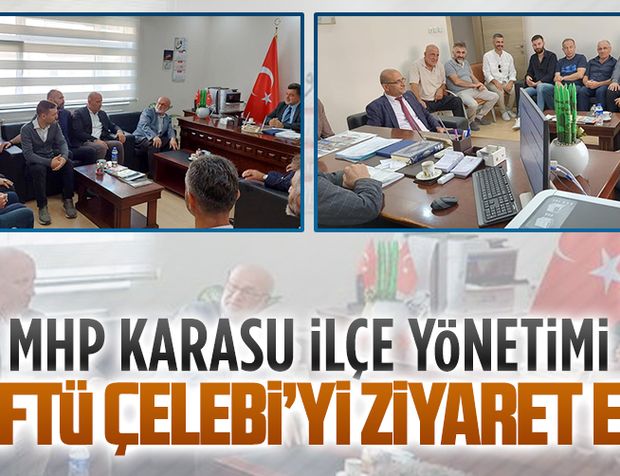 Uğur ve yönetimi Çelebi’yi ziyaret etti