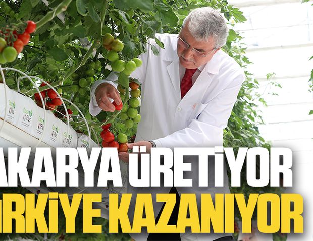 Ziraatçi başkanla Sakarya üretiyor Türkiye kazanıyor