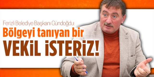 İsmail Gündoğdu, milletvekili görüşünü belirtti