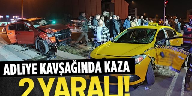Ankara Caddesi’nde kaza: 2 yaralı!