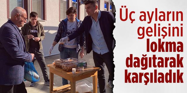 Çatalövez Gençlik Derneği, lokma dağıttı