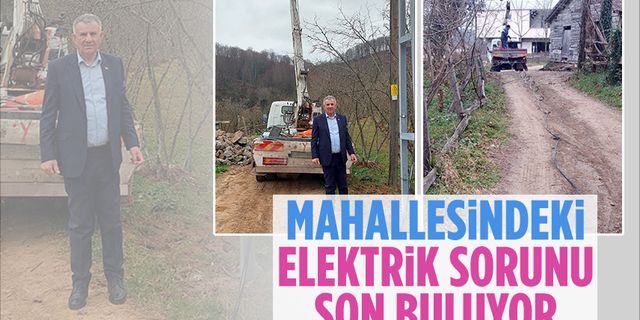 Kızılcık’ta elektrik sorunu sona eriyor