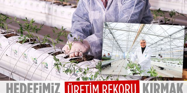 Büyükşehir serada 2023’e ‘Bismillah’ dedi