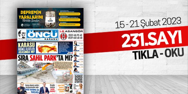 Öncü Karasu Gazetesi 231.sayı