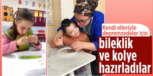 Karasu Özel Eğitim Uygulama Okulu 1. Kademe öğrencilerinden depremzede öğrencilerine destek