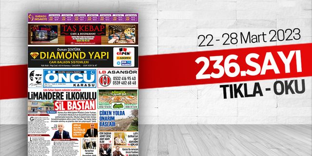 Öncü Karasu Gazetesi 236.sayı