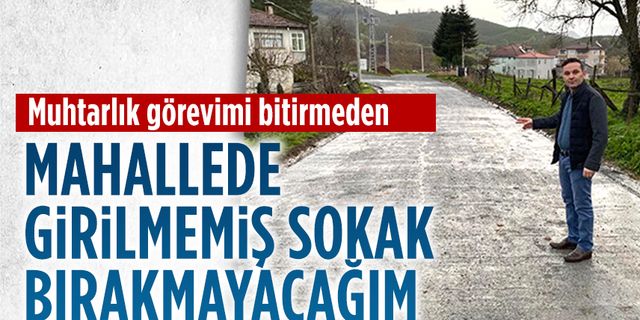 Kurudere’de dört sokakta çalışma başladı