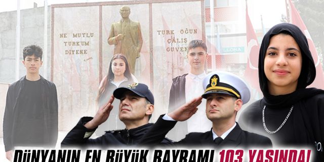 23 Nisan kutlamaları kapsamında Karasu’da çelenk töreni düzenlendi