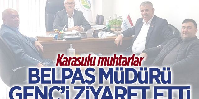Dernek Başkanı Topaloğlu, BELPAŞ Genel Müdürü Genç’i ziyaret etti