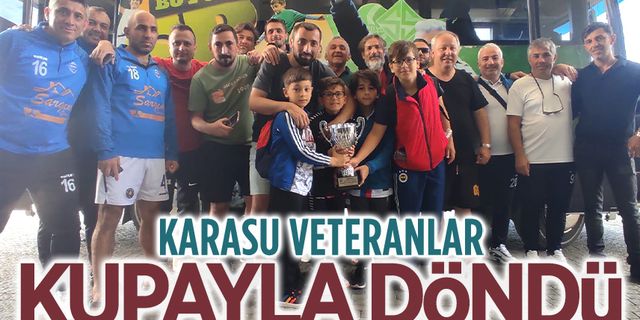 Karasu Veteranlar, Antalya’dan kupayla döndü