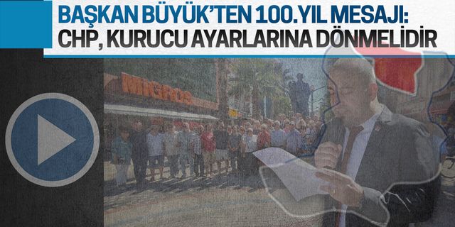 CHP Karasu İlçe Başkanlığı, CHP'nin 100.yılını kutladı