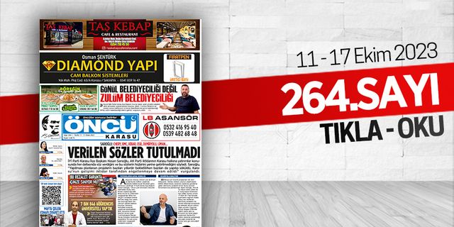Öncü Karasu Gazetesi 264.sayı
