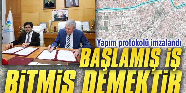 Sakarya’ya ulaşımda devrim yaşatacak raylı sistem için imzalar atıldı