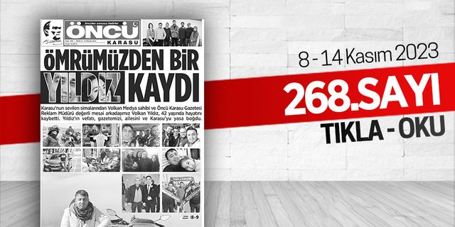 Öncü Karasu Gazetesi 268.sayı