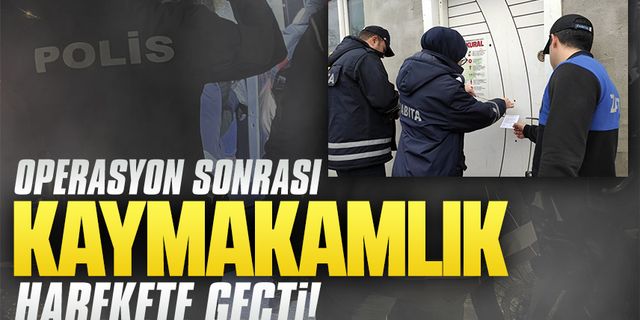 Karasu’da gazinolar bölgesi mühürlendi