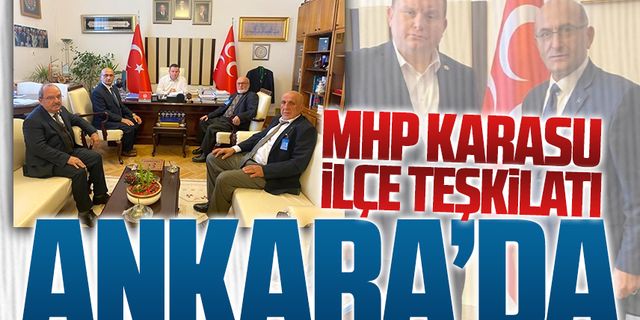 MHP Karasu Teşkilatı, ilçenin sorunları Ankara’ya taşıdı