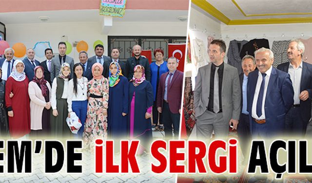 Halk Eğitimi Merkezi’nin ilk sergisi açıldı