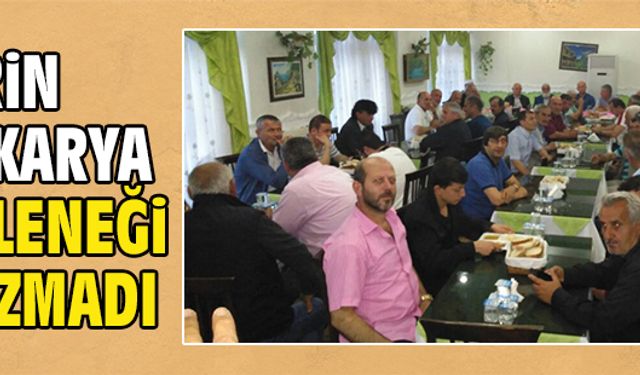 Geleneksel iftarda buluştular