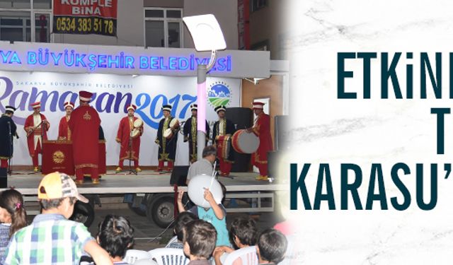 Etkinlik tırı Karasu’da