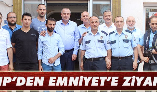 MHP, İlçe Emniyet Müdürü’nü ziyaret etti