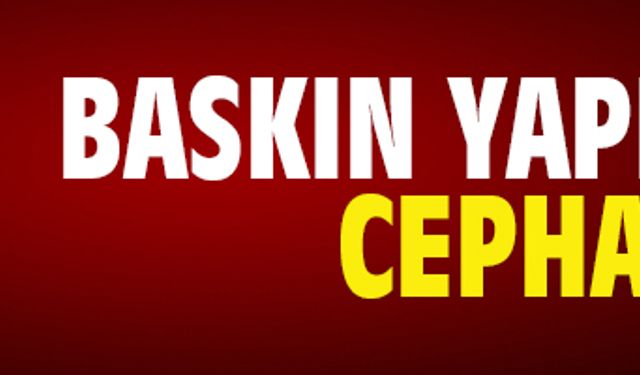 Evden cephanelik çıktı