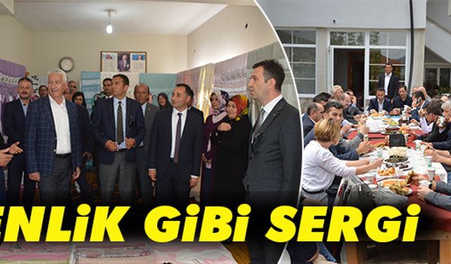 Yassıgeçit’te şenlik gibi sergi