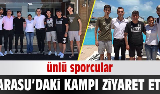 Ünlü sporcular Karasu’da