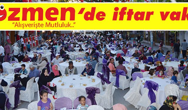 Özmen Marketleri’nden iftar