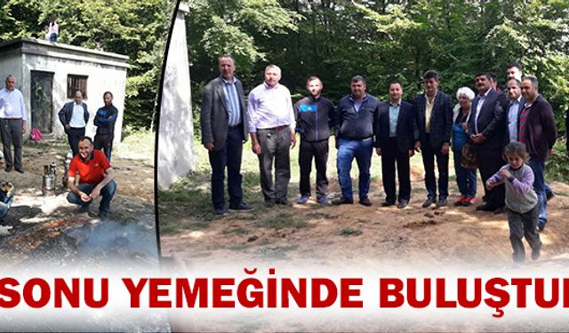 Yılsonu yemeğinde buluştular