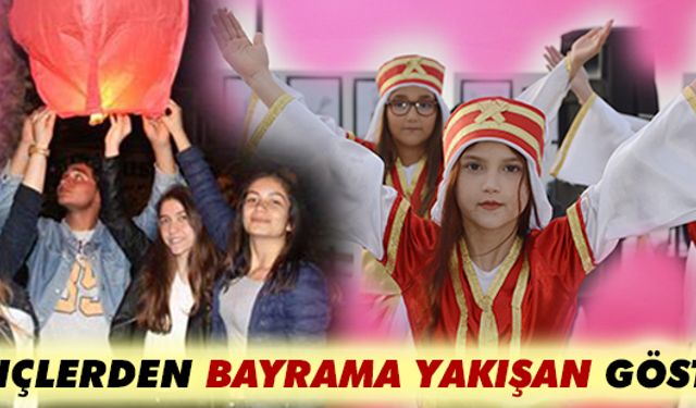 Gençlerden bayrama yakışır gösteri