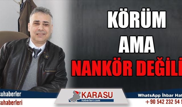 Körüm ama nankör değilim