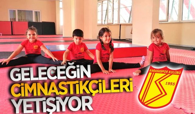 Geleceğin cimnastikçileri yetişiyor