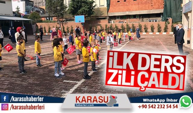 İlk ders zili çaldı