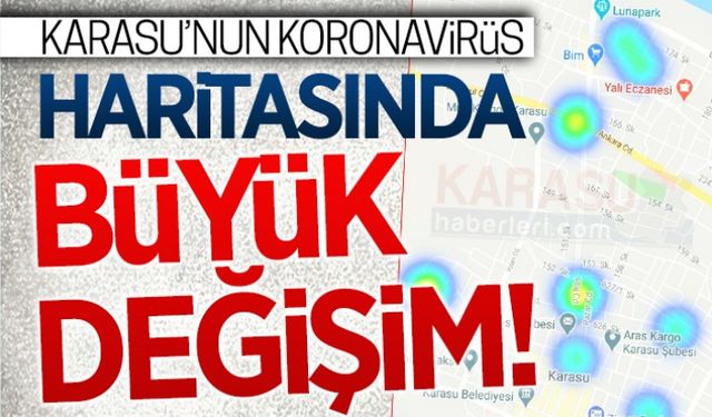 Karasu’da kızaran o yerler sarardı