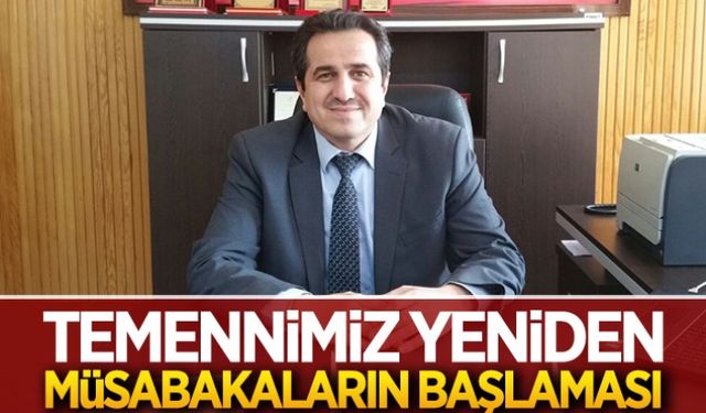 Temennimiz, müsabakaların başlaması