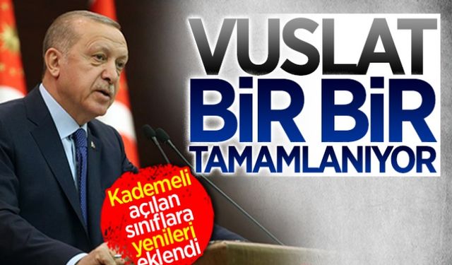 Vuslat bir bir tamamlanıyor