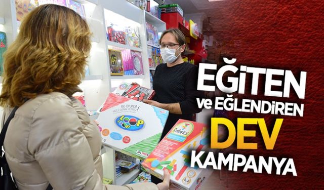 Eğiten ve eğlendiren dev kampanya