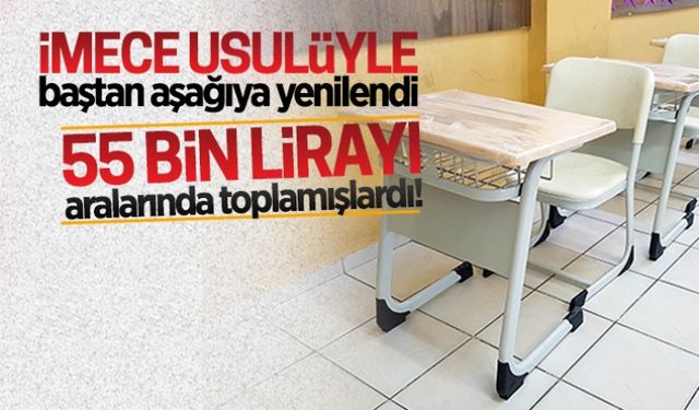 İmece usulüyle baştan aşağı yenilendi