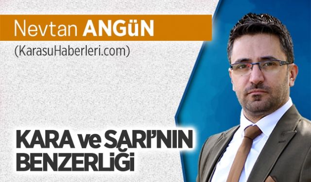 Kara ve Sarı’nın benzerliği