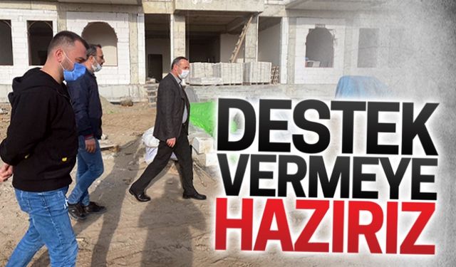 Destek vermeye hazırız