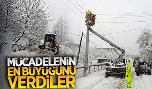 Mücadelenin en büyüğünü verdiler