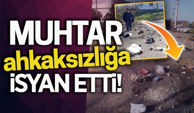 Muhtar, ahlaksızlığa isyan etti!