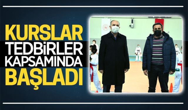 Tedbirler kapsamında kurslar başladı