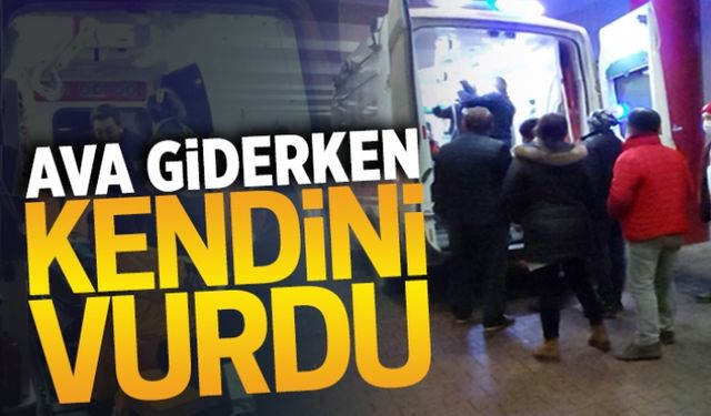 Tüfek ateş aldı, sürücü vuruldu