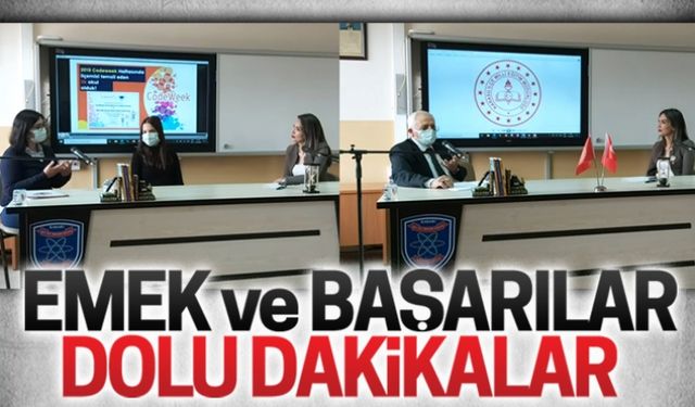 Emek ve başarılar dolu dakikalar